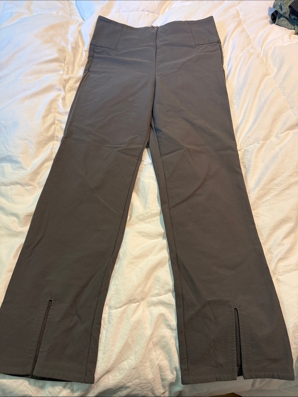 Athleta Black High-Waist Zip Performance Leggings